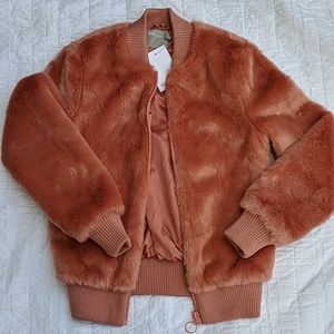 Asos fur coat